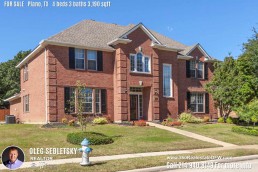 House For Sale in Plano TX, - Contact Oleg Sedletsky REALTOR - 214.940.8149