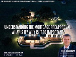 Being preapproved for a mortgage in Texas can do miracles in your homebuying process. Mortgage Preapproval is the cornerstone of a successful homebuying experience!