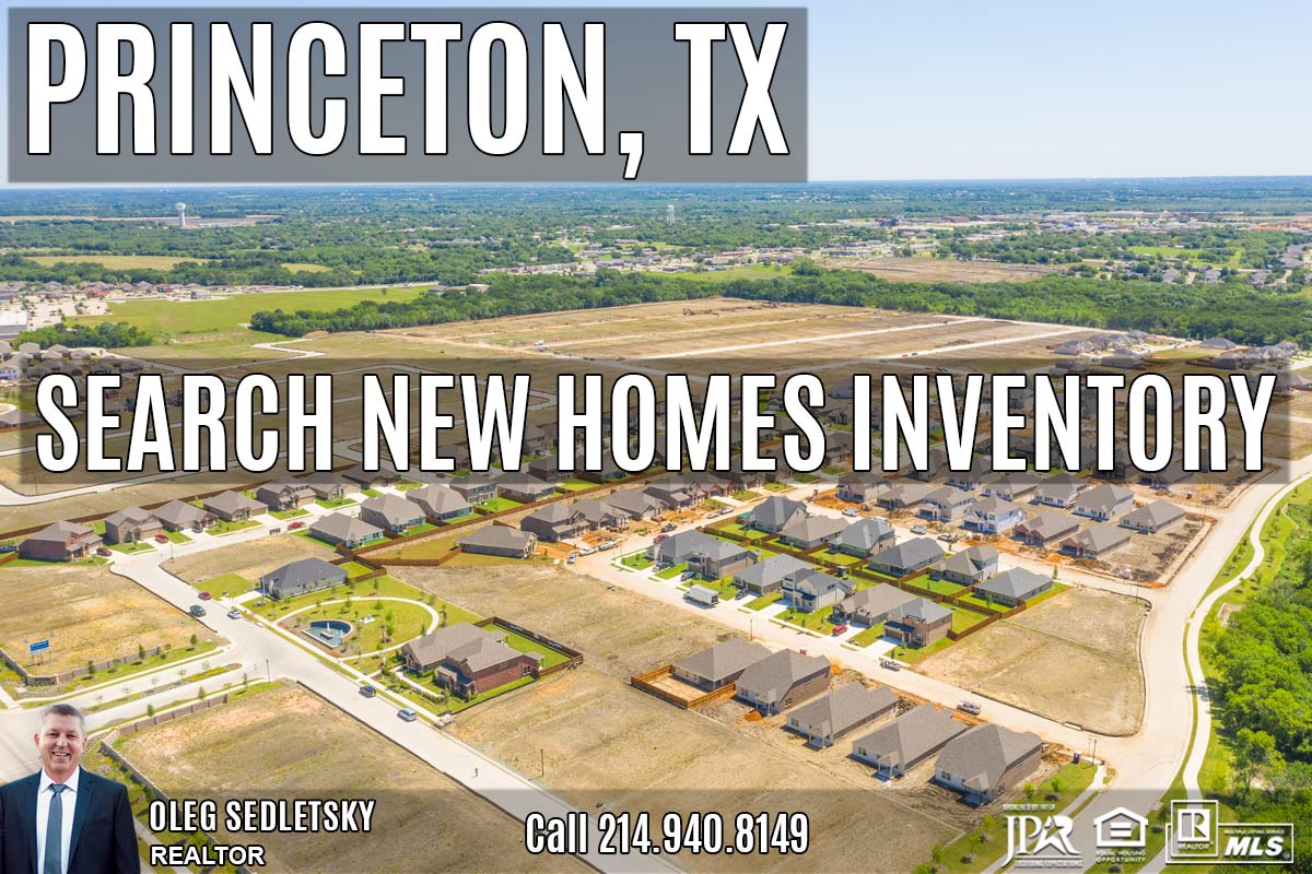 Search New Construction Homes in Princeton TX -Oleg Sedletsky Realtor