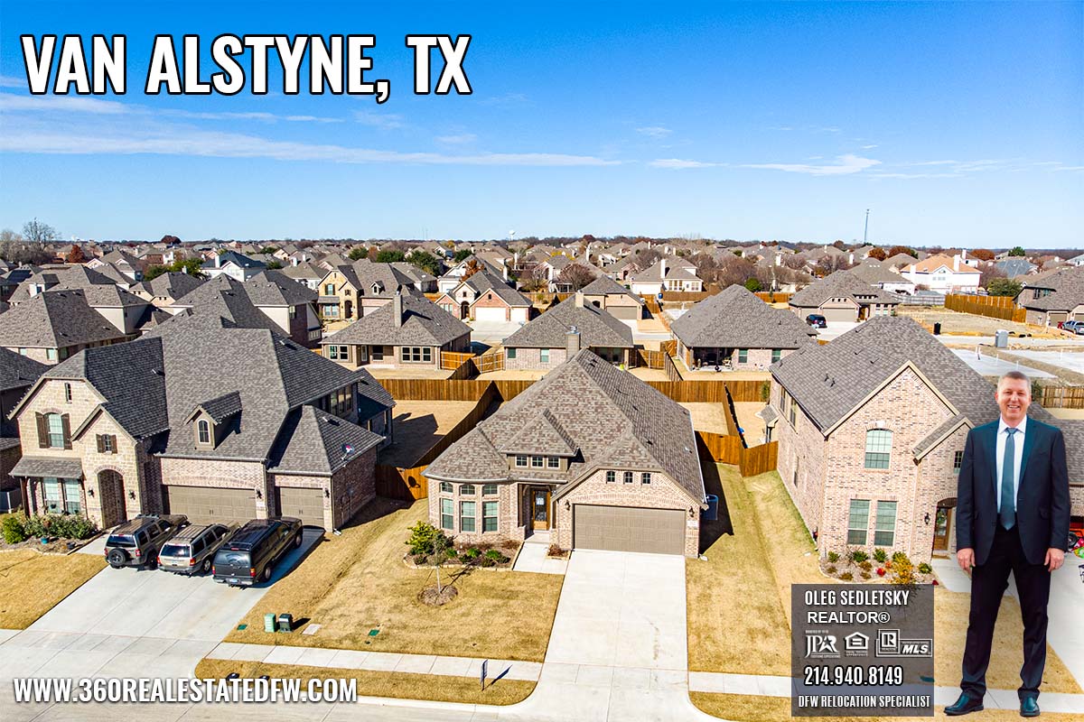 Van Alstyne, TX Relocation Guide- Realtor in Van Alstyne, TX - Oleg Sedletsky 214-940-8149