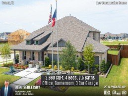 New Construction Homes in Forney, TX. Realtor in Forney, Tx and Dallas-Fort Worth - Oleg Sedletsky 214-940-8149