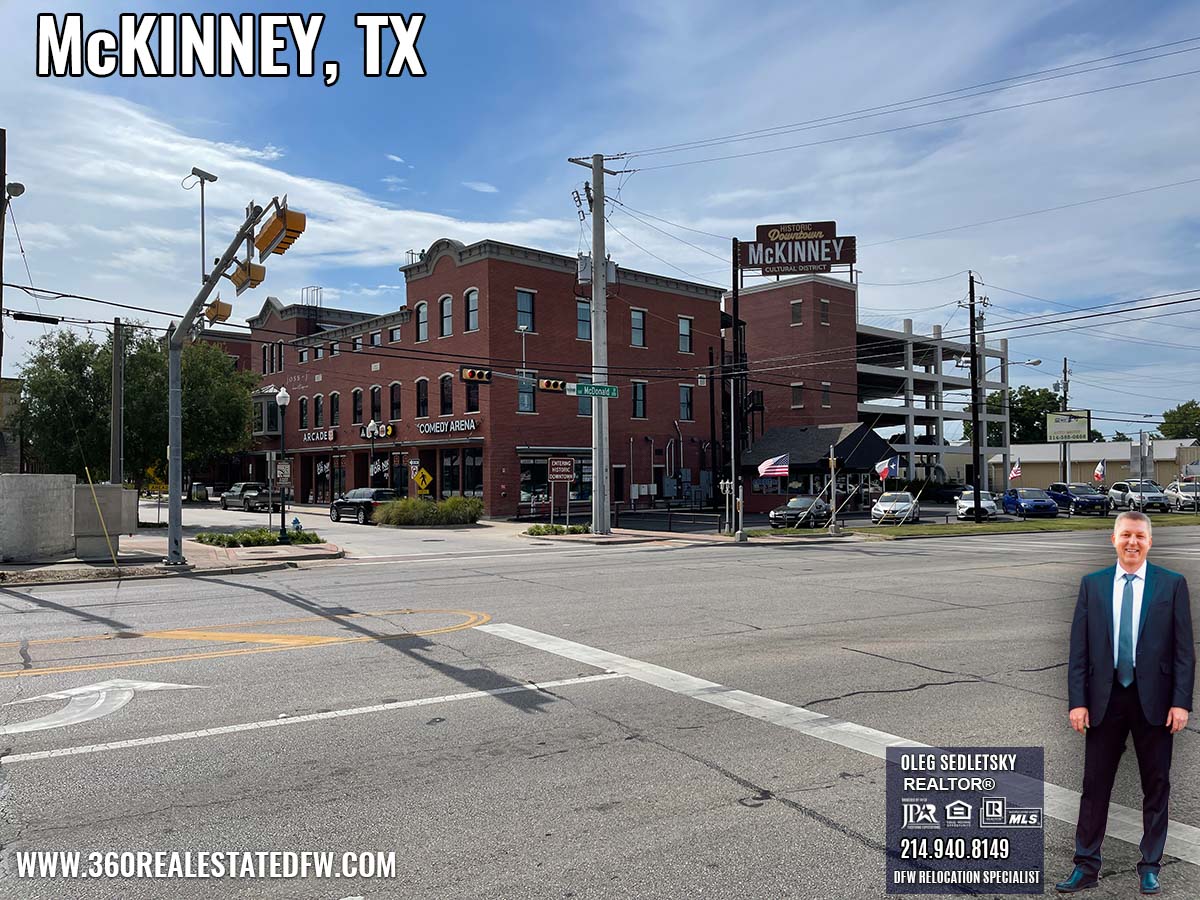 Historic downtown McKinney-McKinney TX Relocation Guide. Realtor in McKinney TX - Oleg Sedletsky 214-940-8149