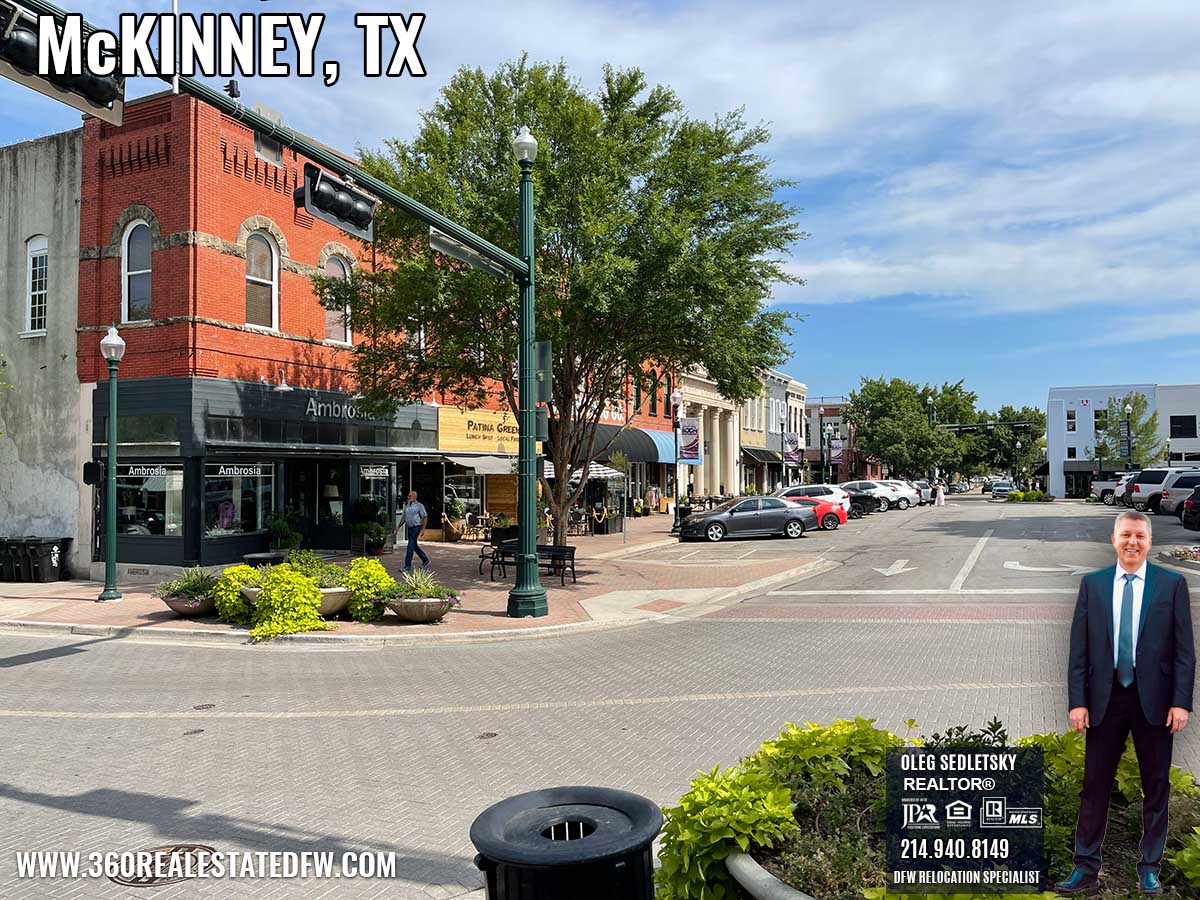 Historic downtown McKinney-McKinney TX Relocation Guide. Realtor in McKinney TX - Oleg Sedletsky 214-940-8149