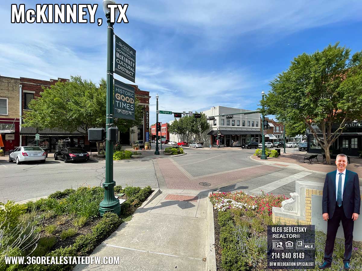 Historic downtown McKinney-McKinney TX Relocation Guide. Realtor in McKinney TX - Oleg Sedletsky 214-940-8149