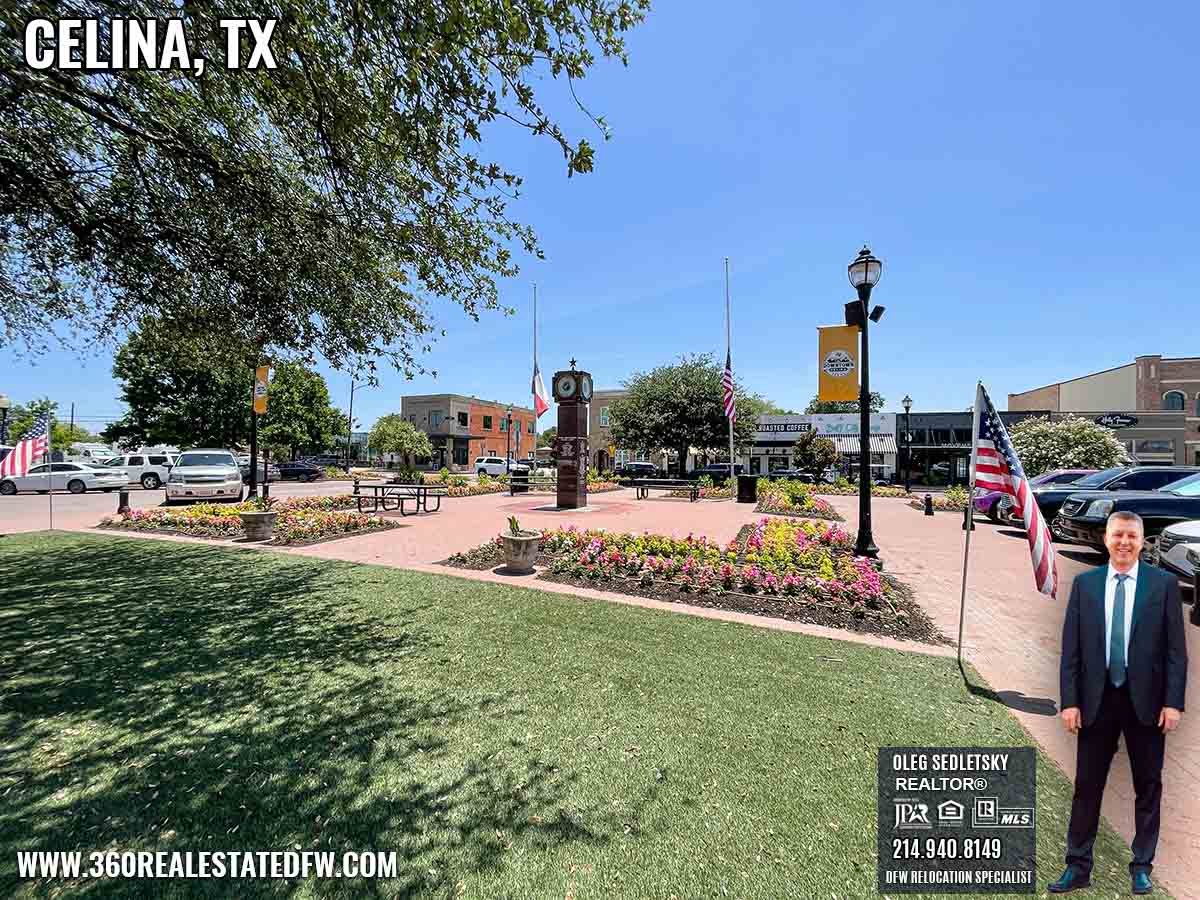 Historic Downtown Square in Celina,TX - Celina,TX Relocation Guide - Oleg Sedletsky Realtor - Dallas-Fort Worth Relocation Expert - Call 214-940-8149 - moving to Celina,TX