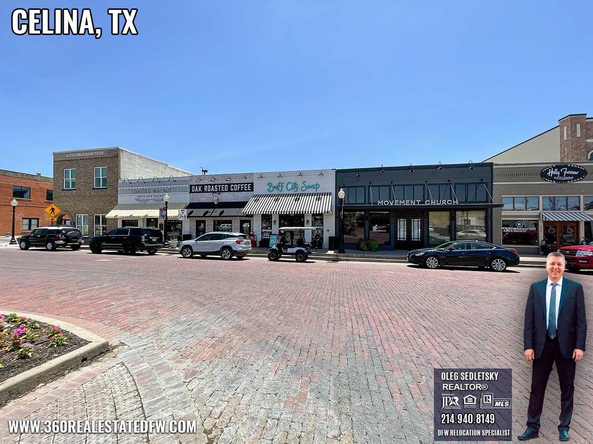 Historic Downtown Square in Celina,TX - Celina,TX Relocation Guide - Oleg Sedletsky Realtor - Dallas-Fort Worth Relocation Expert - Call 214-940-8149 - moving to Celina,TX