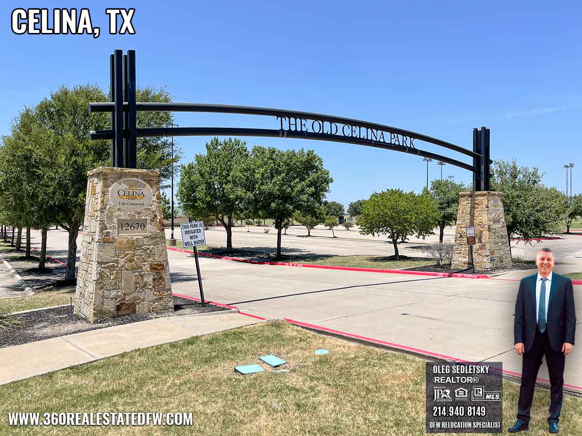 The Old Celina Park in Celina,TX - Celina,TX Relocation Guide - Oleg Sedletsky Realtor - Dallas-Fort Worth Relocation Expert - Call 214-940-8149 - moving to Celina,TX