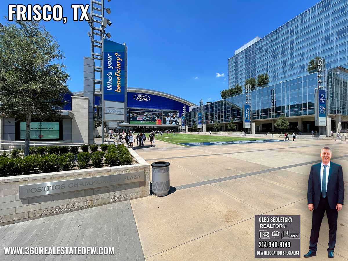 The Star, Home of the Dallas Cowboys in Frisco TX - Frisco TX Relocation Guide - Oleg Sedletsky Realtor - Dallas-Fort Worth Relocation Expert - Call 214-940-8149 - moving to Frisco,TX