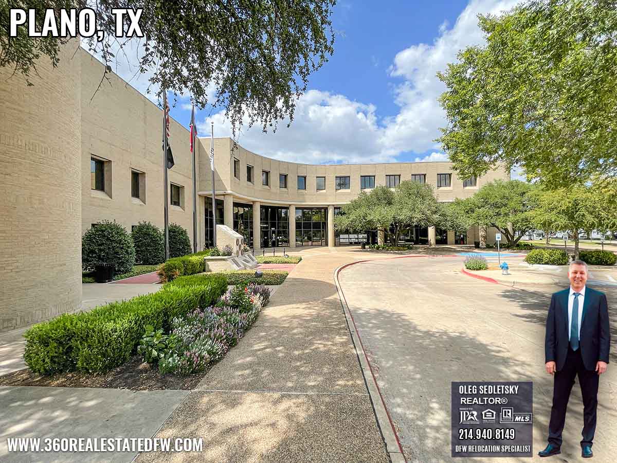 Plano City Hall - Plano TX Relocation Guide - Oleg Sedletsky Realtor - Dallas-Fort Worth Relocation Expert - 214-940-8149-moving to Plano TX