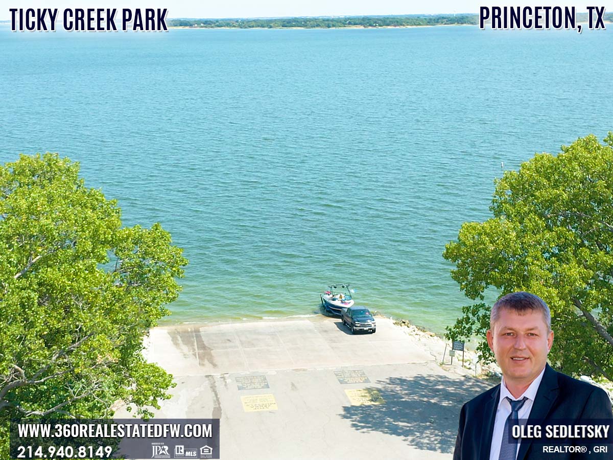 Boat Ramp in Ticky Creek Park