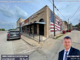 Historic downtown Van Alstyne Texas. Realtor in Van Alstyne TX - Oleg Sedletsky 214-940-8149