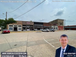 Historic downtown Van Alstyne Texas. Realtor in Van Alstyne TX - Oleg Sedletsky 214-940-8149