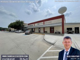 Historic downtown Van Alstyne Texas. Realtor in Van Alstyne TX - Oleg Sedletsky 214-940-8149