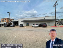 Historic downtown Van Alstyne Texas. Realtor in Van Alstyne TX - Oleg Sedletsky 214-940-8149