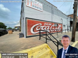 Historic downtown Van Alstyne Texas. Realtor in Van Alstyne TX - Oleg Sedletsky 214-940-8149