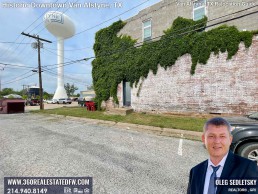 Historic downtown Van Alstyne Texas. Realtor in Van Alstyne TX - Oleg Sedletsky 214-940-8149