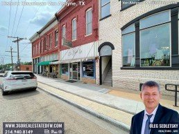 Historic downtown Van Alstyne Texas. Realtor in Van Alstyne TX - Oleg Sedletsky 214-940-8149