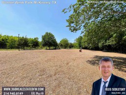 Things to do in McKinney TX. Visit Dog Park inside the Bonnie Wenk Park in McKinney TX McKinney TX Relocation Guide Realtor in McKinney, TX - Oleg Sedletsky 214-940-8149