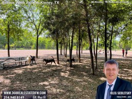 Things to do in McKinney TX. Visit Dog Park inside the Bonnie Wenk Park in McKinney TX McKinney TX Relocation Guide Realtor in McKinney, TX - Oleg Sedletsky 214-940-8149