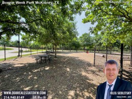 Things to do in McKinney TX. Visit Dog Park inside the Bonnie Wenk Park in McKinney TX McKinney TX Relocation Guide Realtor in McKinney, TX - Oleg Sedletsky 214-940-8149