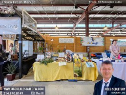 Things to Do in Frisco, Texas - Frisco Fresh Market is a haven for locally-sourced produce, artisan foods, high-quality dog treats, pastured meats, and eggs. Realtor in Frisco TX - Oleg Sedletsky 214-940-8149