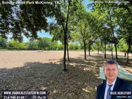 Things to do in McKinney TX. Visit Dog Park inside the Bonnie Wenk Park in McKinney TX McKinney TX Relocation Guide Realtor in McKinney, TX - Oleg Sedletsky 214-940-8149