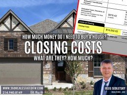 Closing Costs. Closing costs are the part of the the real estate transaction. The Home BUYER must account for closing costs when planing to buy a house in the Dallas area. The First time home buyer has many ways to pay the closing costs. There are ways to reduce or avoid paying the Closing costs.