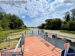 Town Lake Park At Greenspoint in Prosper TX - A 24.49 acres community park with 27-acre stocked lake.