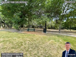 Town Lake Park At Greenspoint in Prosper TX - A 24.49 acres community park with 27-acre stocked lake.