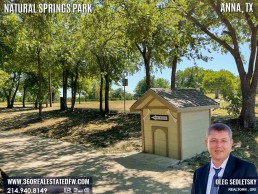 Natural Springs Park in Anna, TX is the quintessential spot to soak up the serene beauty of our natural surroundings, far removed from the concrete jungle.