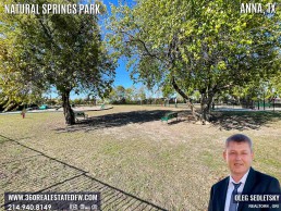 Natural Springs Park in Anna, TX is the quintessential spot to soak up the serene beauty of our natural surroundings, far removed from the concrete jungle.