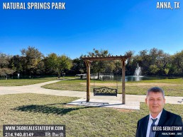 Natural Springs Park in Anna, TX is the quintessential spot to soak up the serene beauty of our natural surroundings, far removed from the concrete jungle.