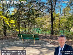 Natural Springs Park in Anna, TX is the quintessential spot to soak up the serene beauty of our natural surroundings, far removed from the concrete jungle.