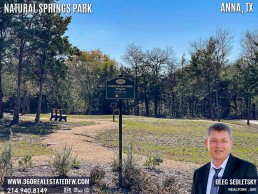 Natural Springs Park in Anna, TX is the quintessential spot to soak up the serene beauty of our natural surroundings, far removed from the concrete jungle.