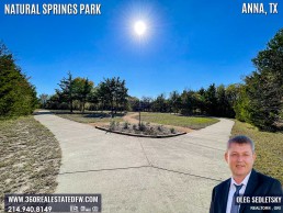 Natural Springs Park in Anna, TX is the quintessential spot to soak up the serene beauty of our natural surroundings, far removed from the concrete jungle.