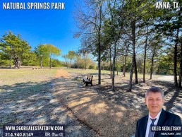 Natural Springs Park in Anna, TX is the quintessential spot to soak up the serene beauty of our natural surroundings, far removed from the concrete jungle.