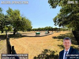 Natural Springs Park in Anna, TX is the quintessential spot to soak up the serene beauty of our natural surroundings, far removed from the concrete jungle.