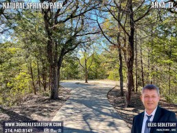 Natural Springs Park in Anna, TX is the quintessential spot to soak up the serene beauty of our natural surroundings, far removed from the concrete jungle.