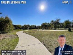 Natural Springs Park in Anna, TX is the quintessential spot to soak up the serene beauty of our natural surroundings, far removed from the concrete jungle.