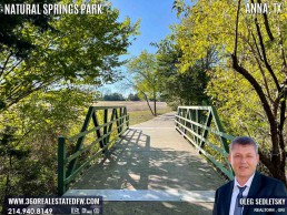 Natural Springs Park in Anna, TX is the quintessential spot to soak up the serene beauty of our natural surroundings, far removed from the concrete jungle.