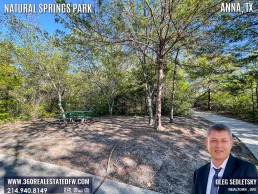 Natural Springs Park in Anna, TX is the quintessential spot to soak up the serene beauty of our natural surroundings, far removed from the concrete jungle.