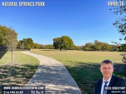 Natural Springs Park in Anna, TX is the quintessential spot to soak up the serene beauty of our natural surroundings, far removed from the concrete jungle.