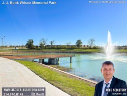 J J Book Wilson Memorial Park, the latest addition to Princeton, TX array of outdoor spaces.