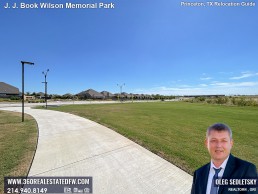 J J Book Wilson Memorial Park, the latest addition to Princeton, TX array of outdoor spaces.