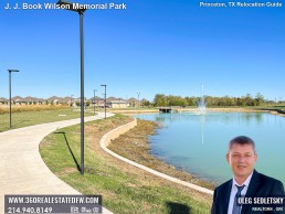 J J Book Wilson Memorial Park, the latest addition to Princeton, TX array of outdoor spaces.