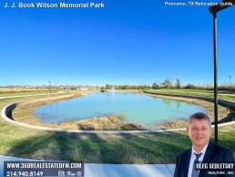 J J Book Wilson Memorial Park, the latest addition to Princeton, TX array of outdoor spaces.