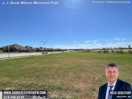 J J Book Wilson Memorial Park, the latest addition to Princeton, TX array of outdoor spaces.