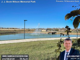 J J Book Wilson Memorial Park, the latest addition to Princeton, TX array of outdoor spaces.