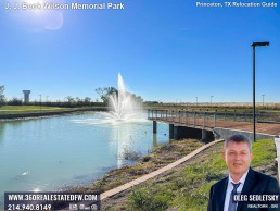 J J Book Wilson Memorial Park, the latest addition to Princeton, TX array of outdoor spaces.