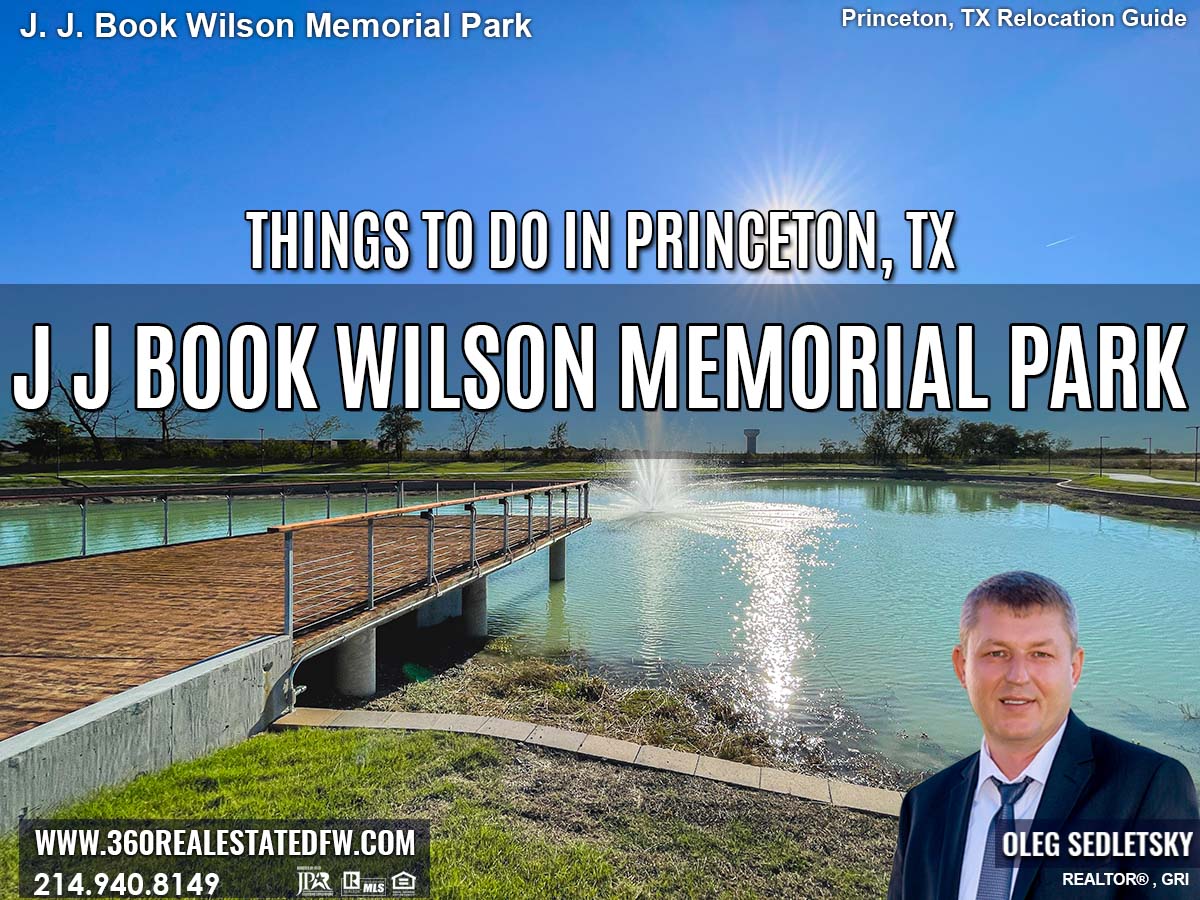 J J Book Wilson Memorial Park, the latest addition to Princeton, TX array of outdoor spaces.